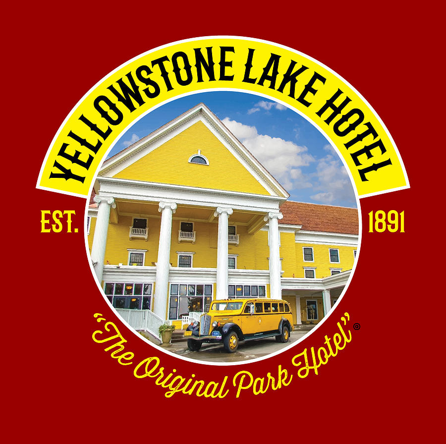 Yellowstone Lake Hotel Digital Art by Gary Grayson - Fine Art America