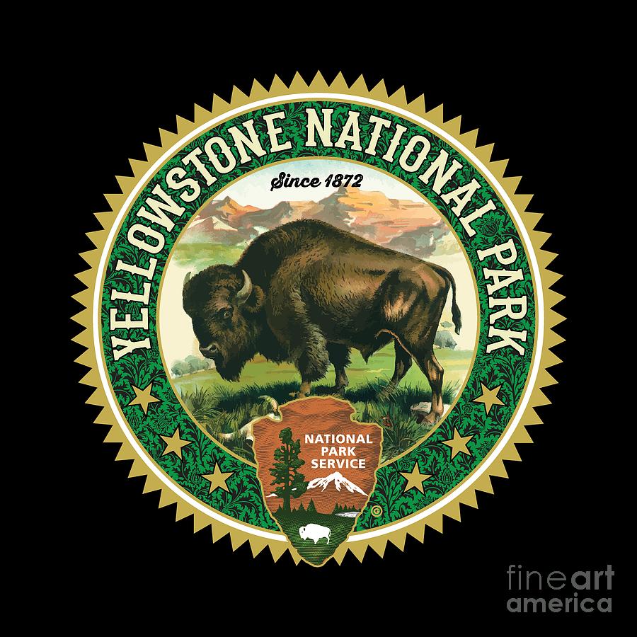 Yellowstone National Park Digital Art by Gary Grayson