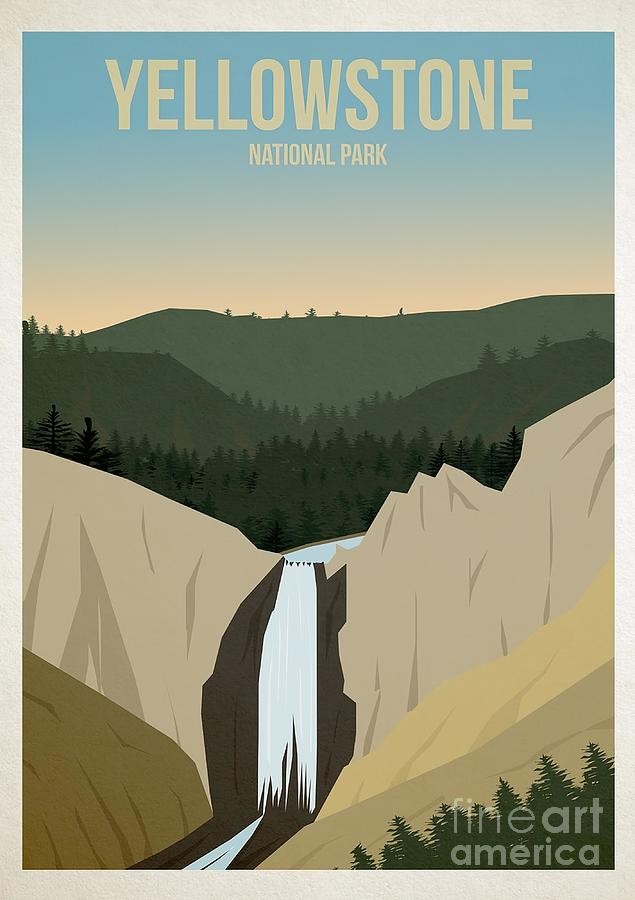 Yellowstone National Park Painting By Owen Kennedy Pixels   Yellowstone National Park Owen Kennedy 