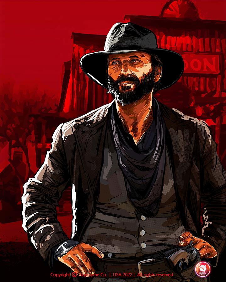 Yellowstone Red Dead Redemption 2 Digital Art by Sean MMurphyStore - Pixels