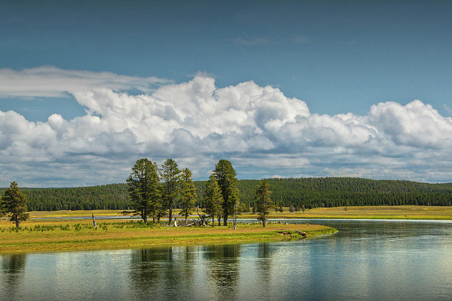 Yellowstone River In Yellowstone National Park Photograph