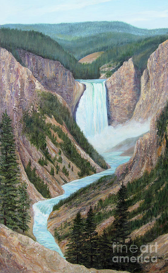 Yellowstone Treasures Painting by Linda Goodman
