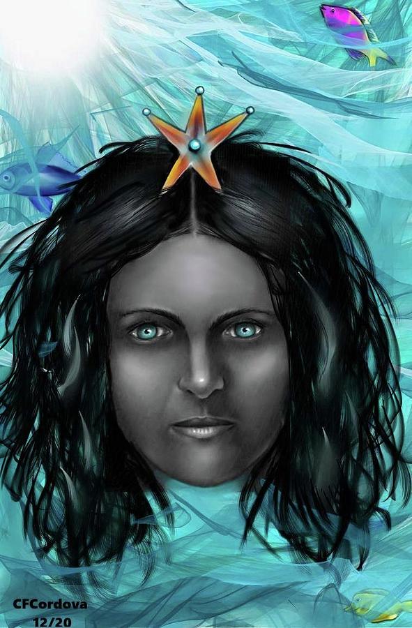 Yemaya Goddess Of The Ocean Digital Art