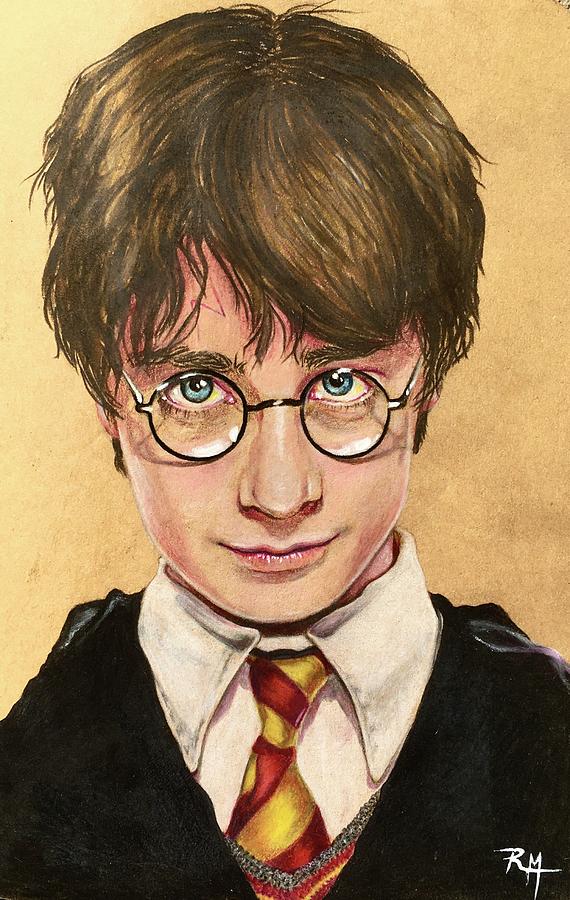 Yer A Wizard Harry Drawing By Riley Hannon - Fine Art America