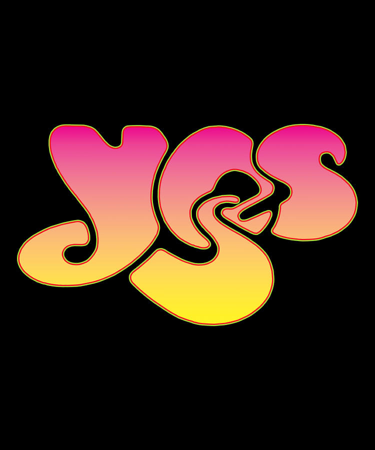 Yes Band Logo Merch Digital Art by Words N Graphic - Fine Art America