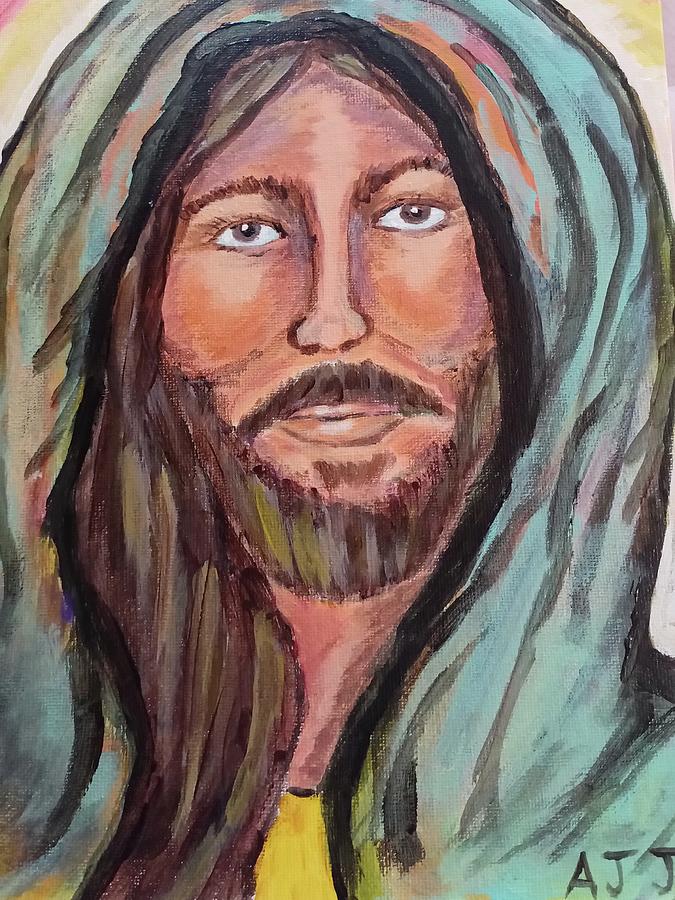 Yeshua Painting by Amanda Johnson - Fine Art America