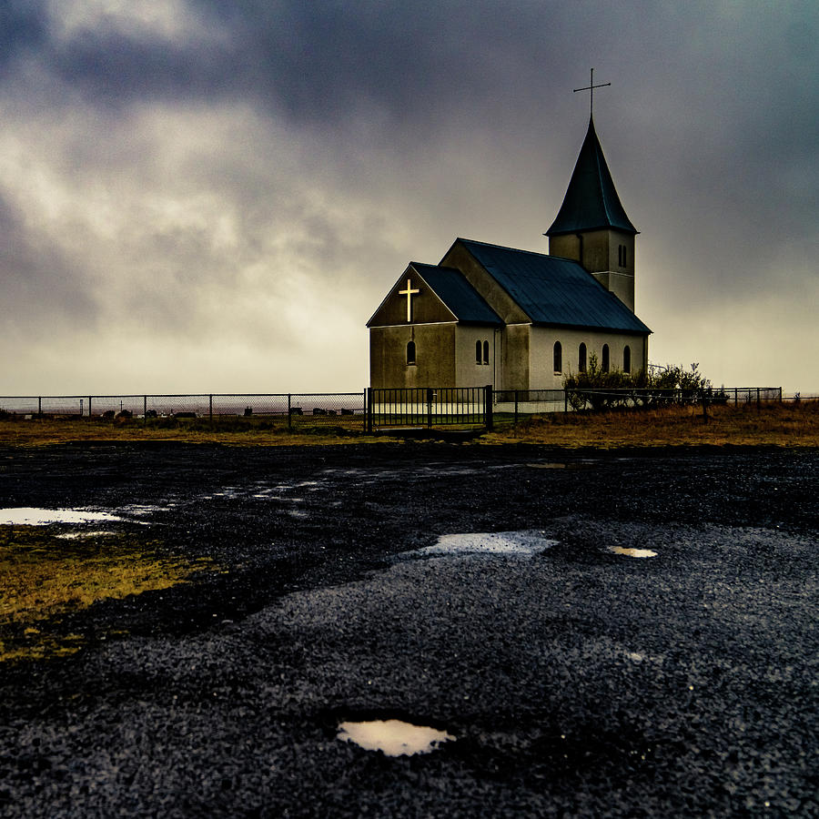 Yet Another Tiny Icelandic Church Photograph by Chris Lord