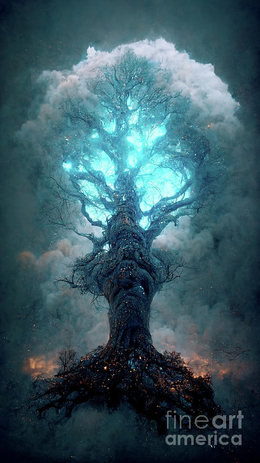 Yggdrasil Digital Art By Alcibiades Fine Art America