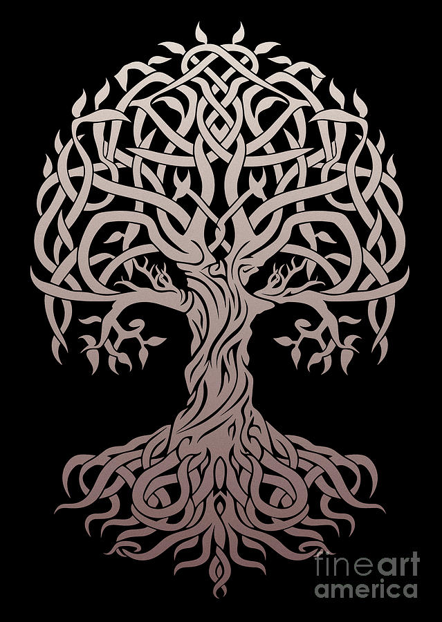 Yggdrasil tree of life Digital Art by Beltschazar - Fine Art America