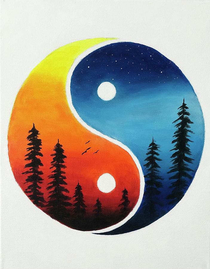 Yin Yang Painting by William Gerard | Fine Art America