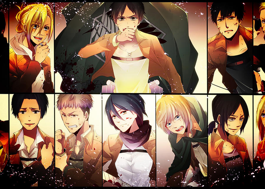 Ymir Armin Arlert Annie Leonhart Bertholdt Hoover Connie Springer Eren ...