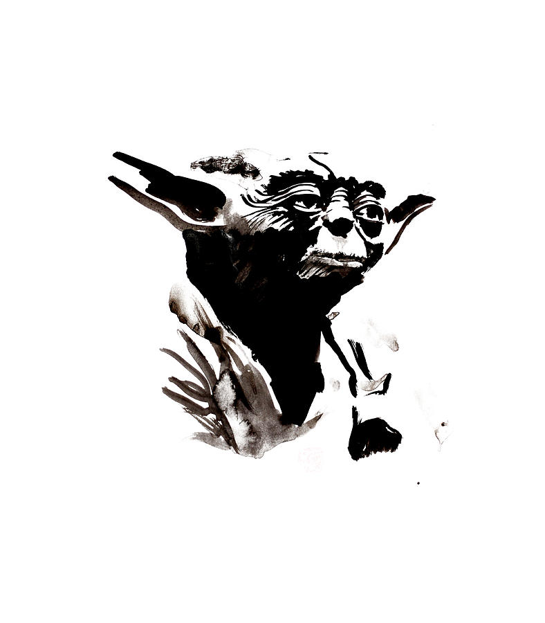 Baby Yoda Drawing by Pechane Sumie - Pixels Merch