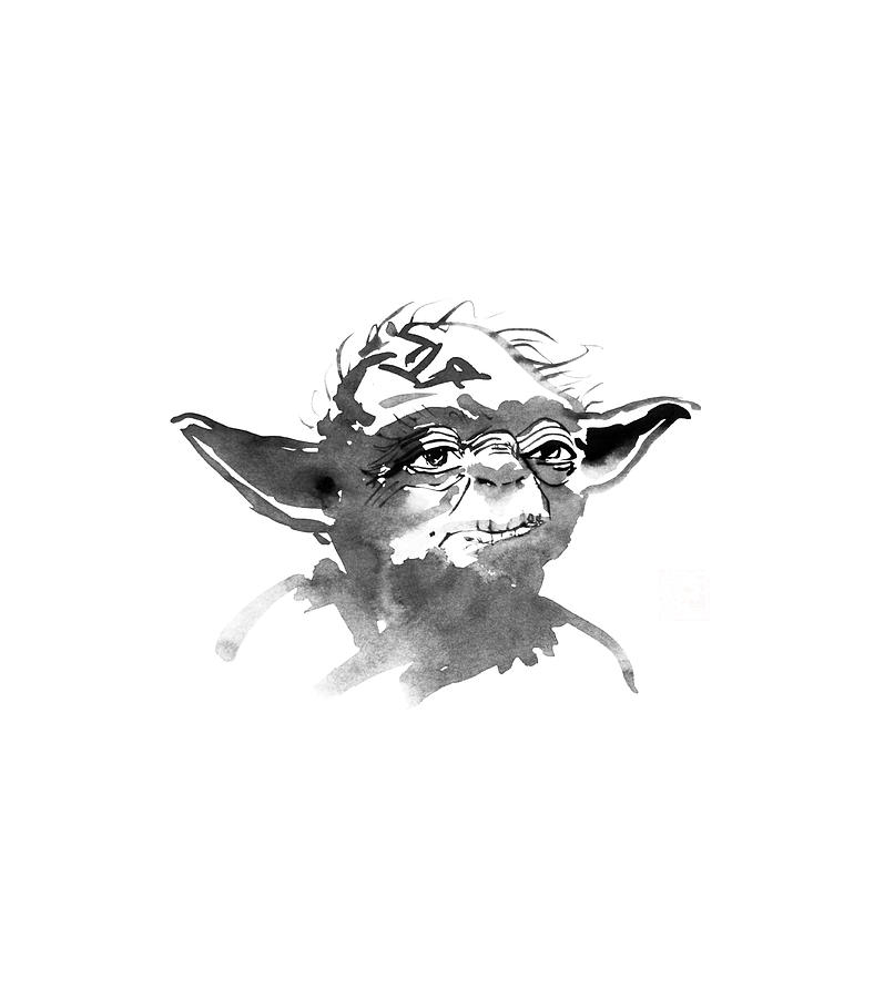 Baby Yoda Face by Pechane Sumie