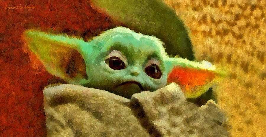 Yoda The Baby - Pa Painting