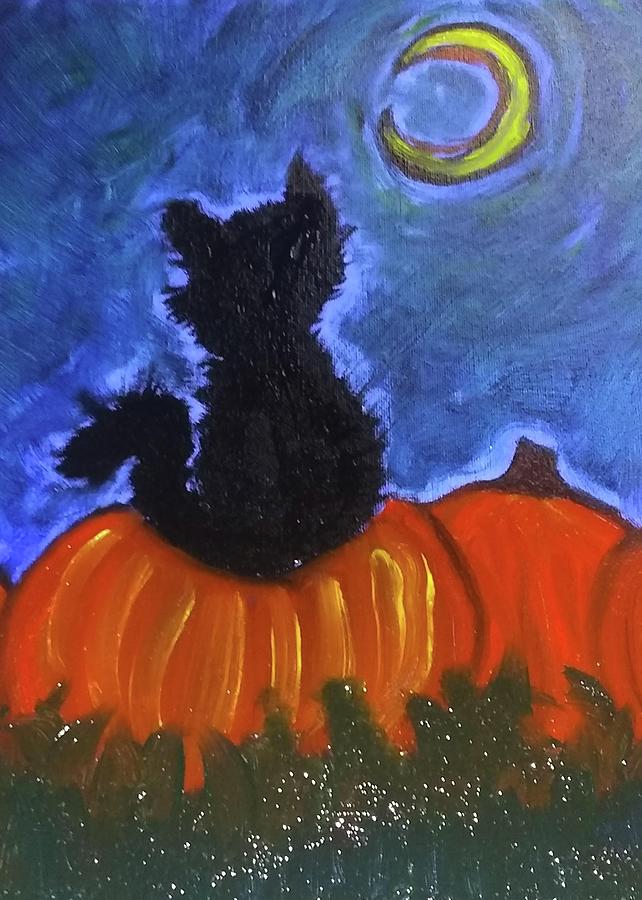 Yoders Cat Painting by Katherine Yoder Fine Art America