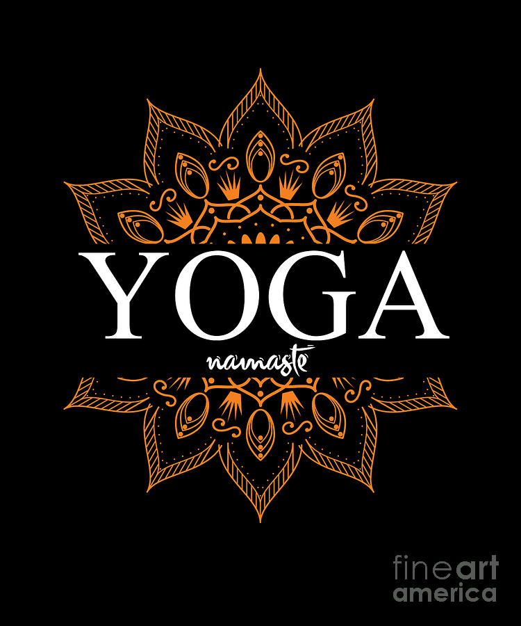 Yoga Asana Namaste Spiritual Meditation Buddhism Gift Digital Art by ...