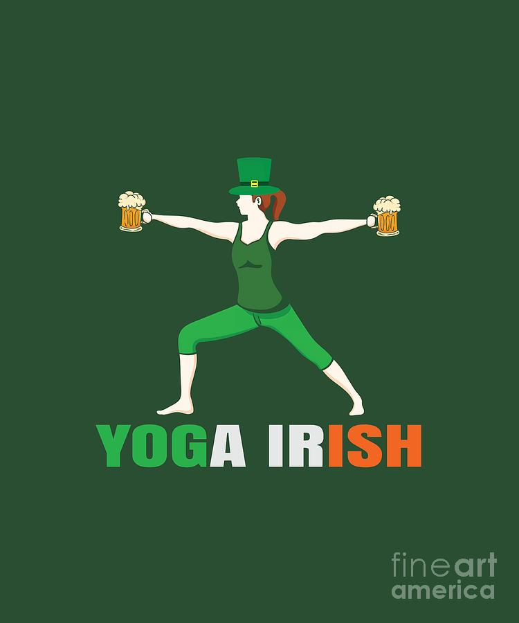 Yoga Irish Digital Art by Rooney Nam - Fine Art America