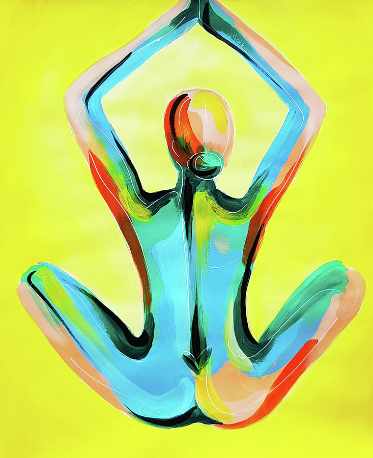 Yoga Pose VIII Painting by Nicole Tang