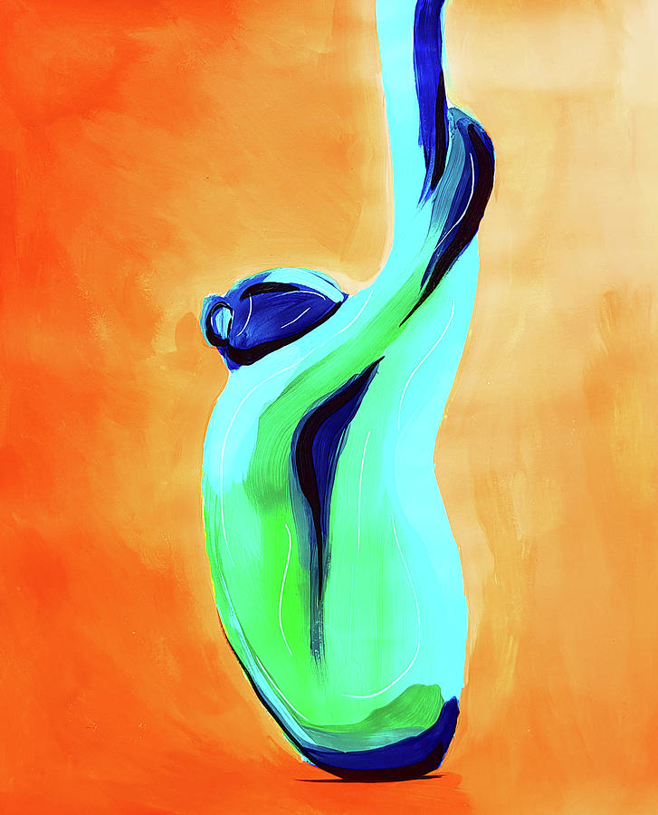Yoga Pose XXI Painting by Nicole Tang