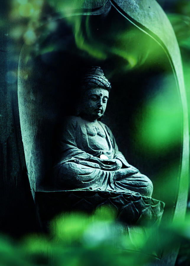 Yoga Zen Buddha Calm Digital Art by Morein Mahoney