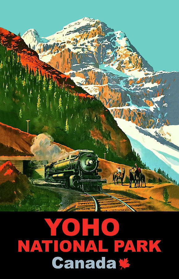 Mountain Digital Art - Yoho National Park, Canada by Long Shot
