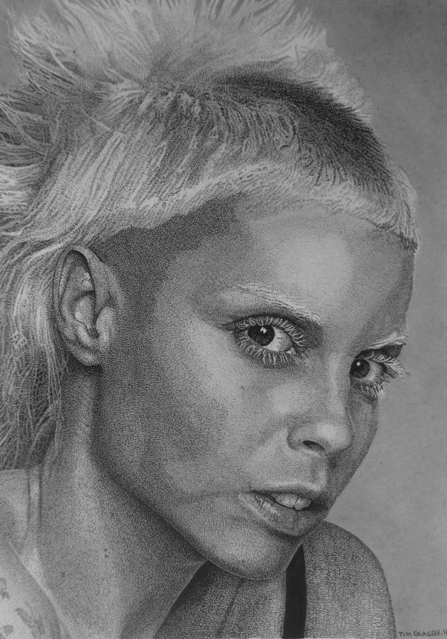 Yolandi Visser From Die Antwoord Drawing By Timothy Glasby Pixels 3650