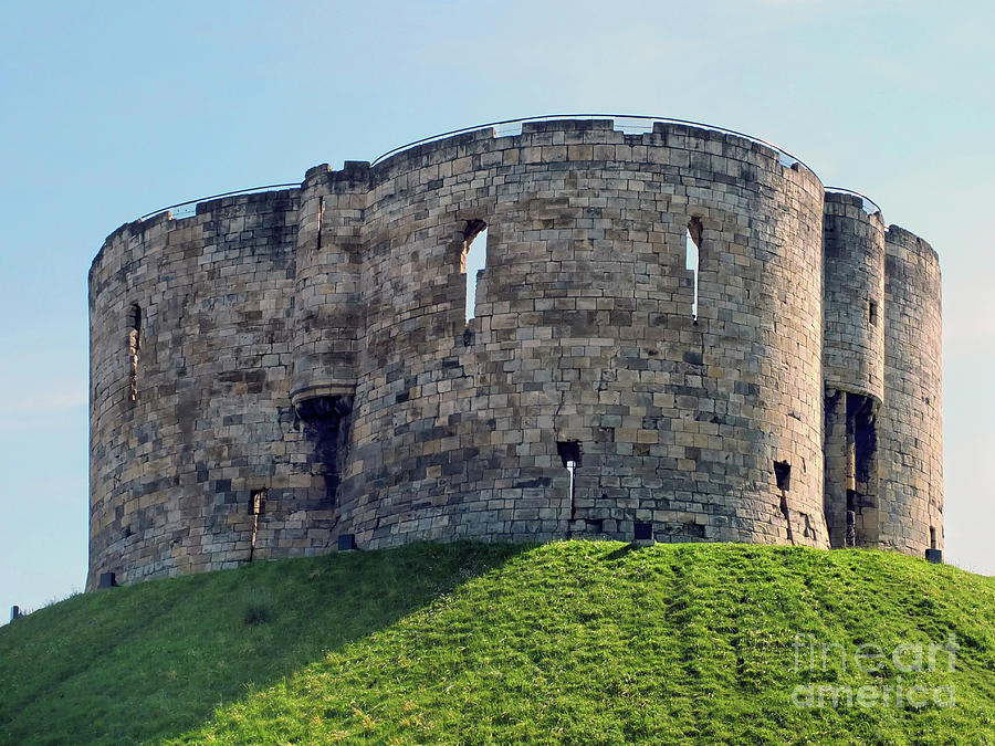 York Cliffords Tower Photograph by Philip Openshaw