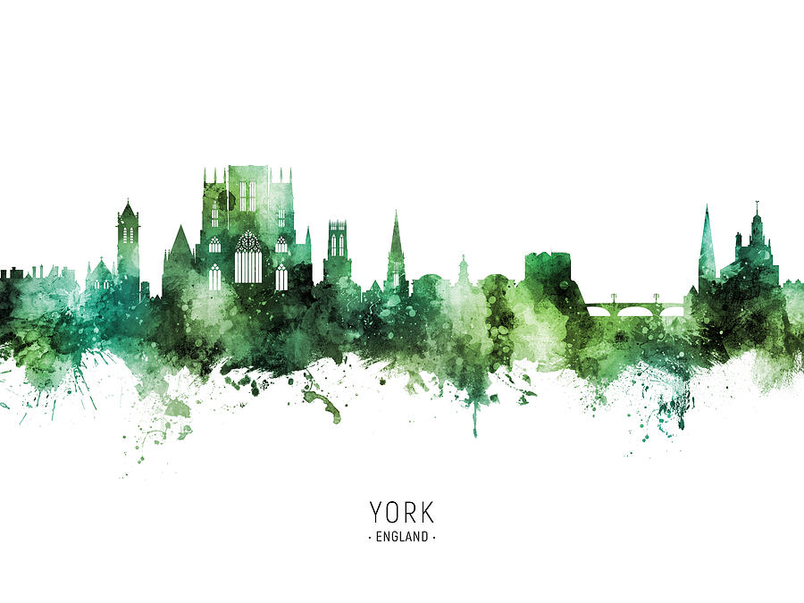 York England Skyline #60b Digital Art by Michael Tompsett