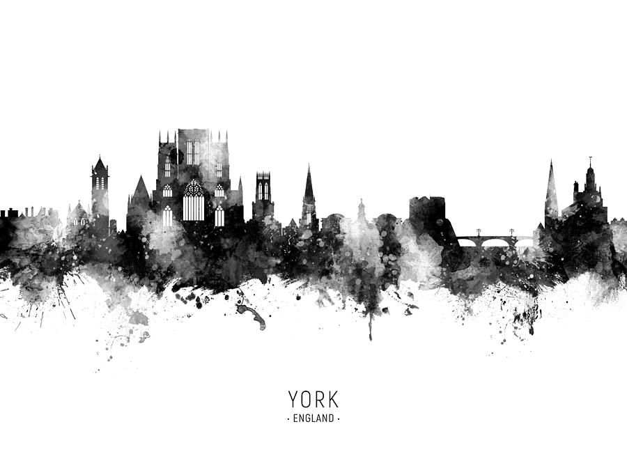 York England Skyline #65b Digital Art by Michael Tompsett