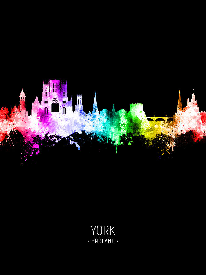 York England Skyline #77b Digital Art by Michael Tompsett