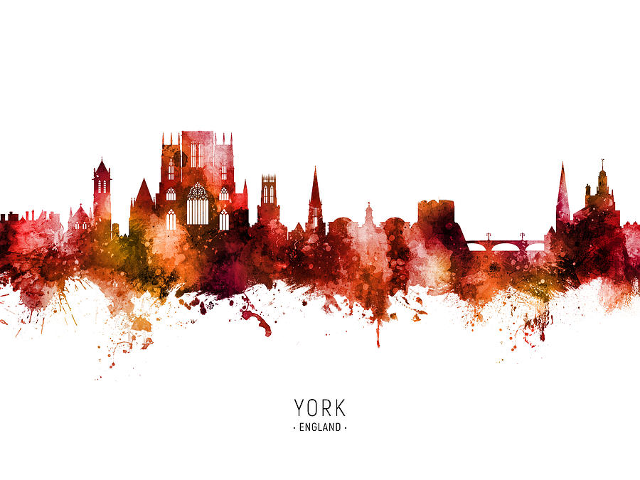 York England Skyline #93b Digital Art by Michael Tompsett - Fine Art ...