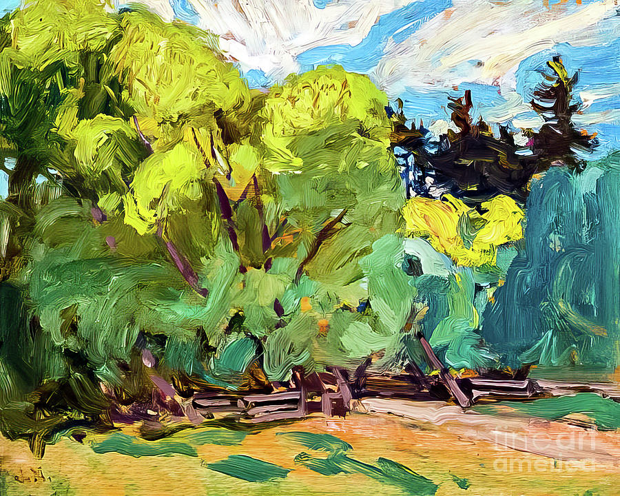 York Mills by James Edward MacDonald 1919 Painting by James Edward