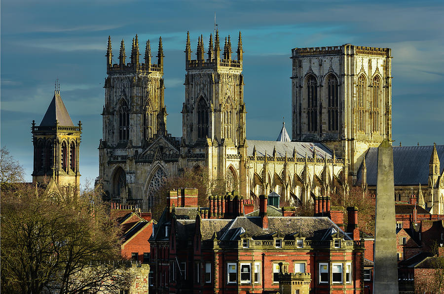 York minster from the bar walls 55 Photograph by Philip Chalk ...