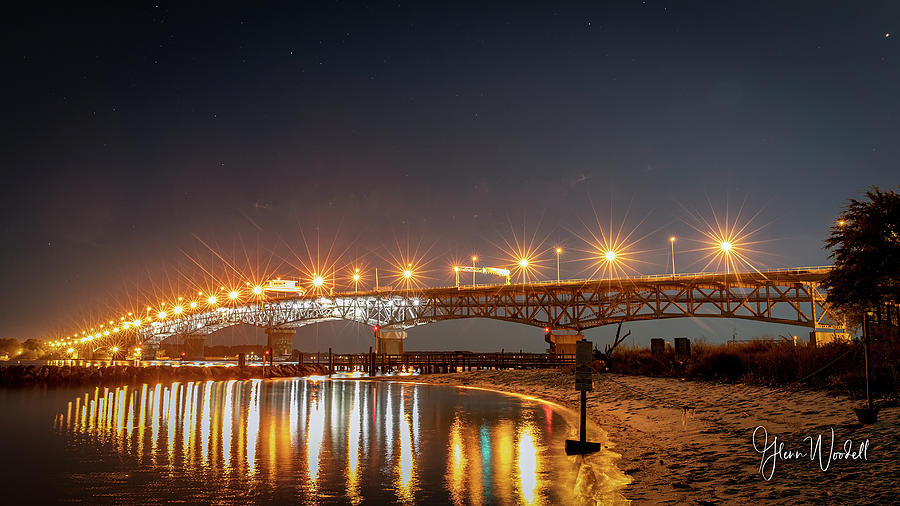 York River Bridge Photograph by Glenn Woodell