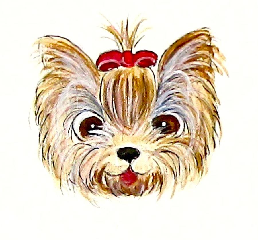 Yorkie cartoon store