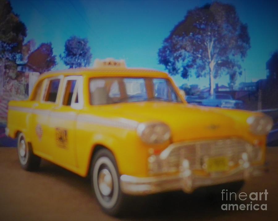 Yorkie The Toy Cab, Visits Australia Photograph