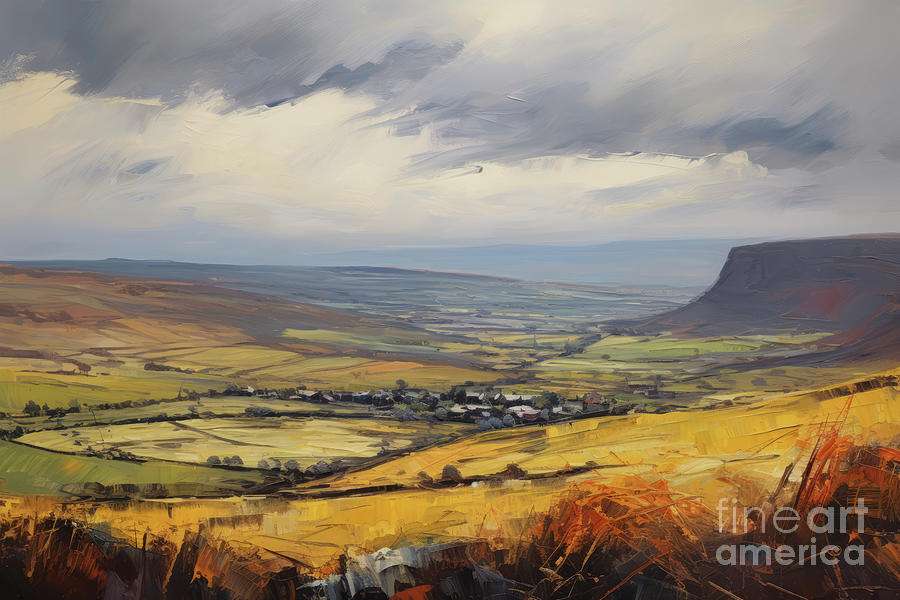 Yorkshire Dales Serenity Painting by Robert Deering - Fine Art America