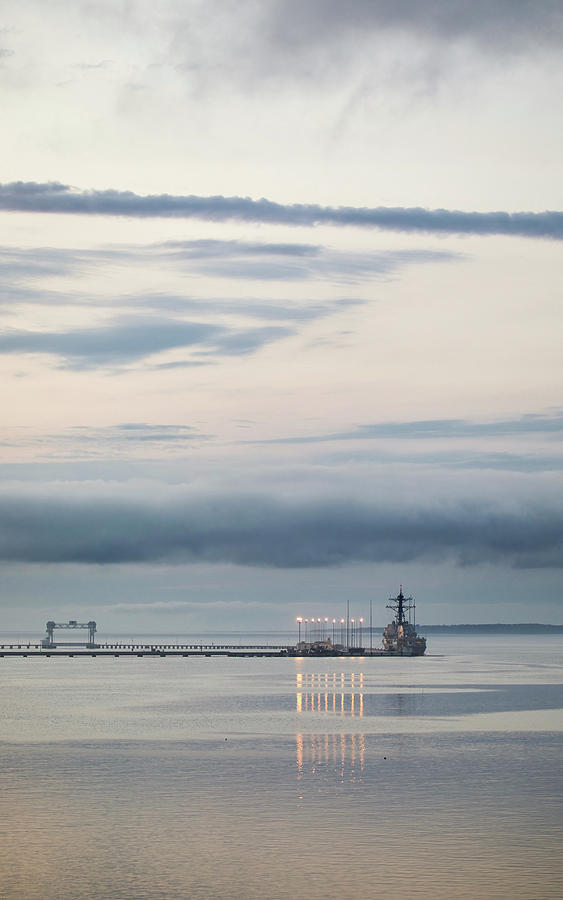 Yorktown Navy Weapons Station at Dusk Photograph by Rachel Morrison