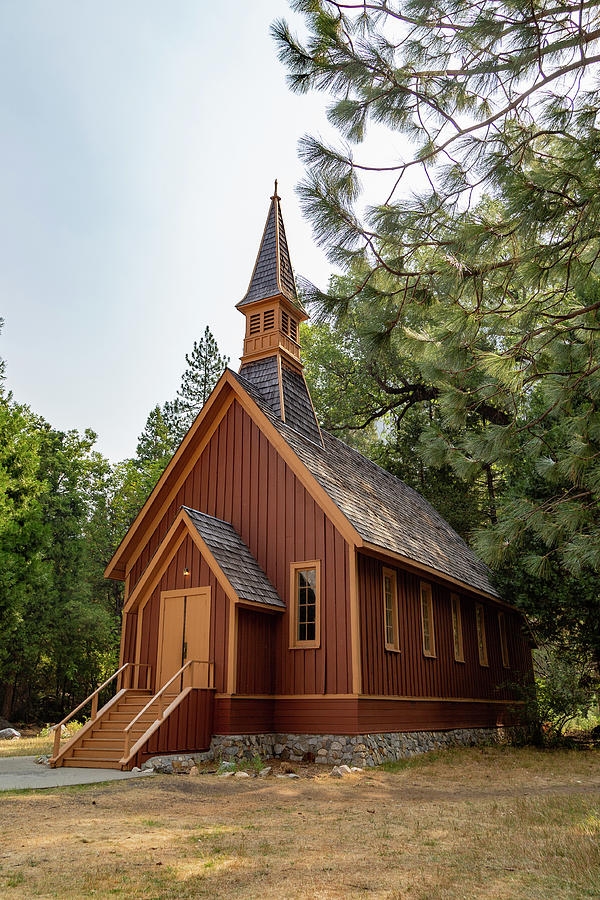 Yosemite Chapel 2 Photograph by Cindy Robinson
