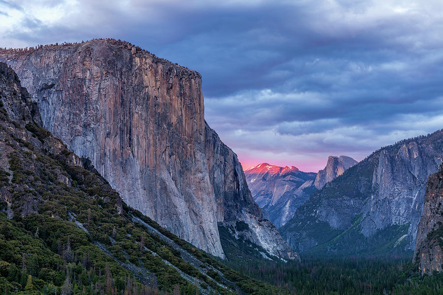 Yosemite Evening Glow Photograph