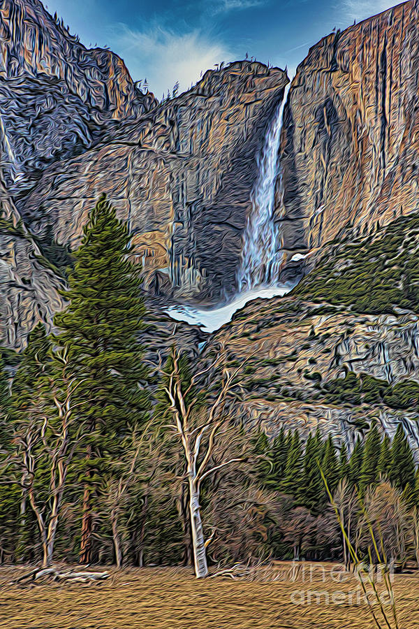 Yosemite Falls 2021  Photograph by Chuck Kuhn