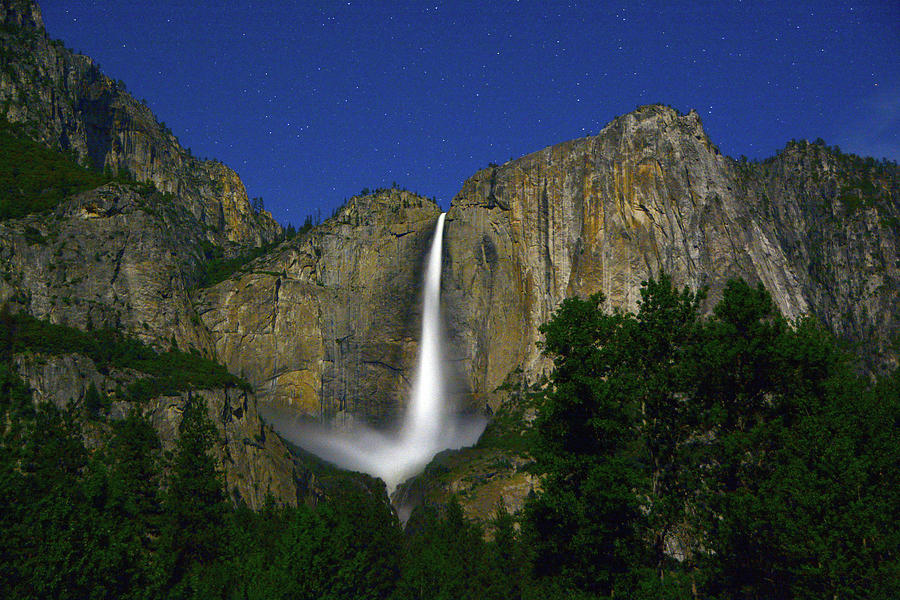 Yosemite Falls And Stars Photograph By Raymond Salani Iii Fine Art
