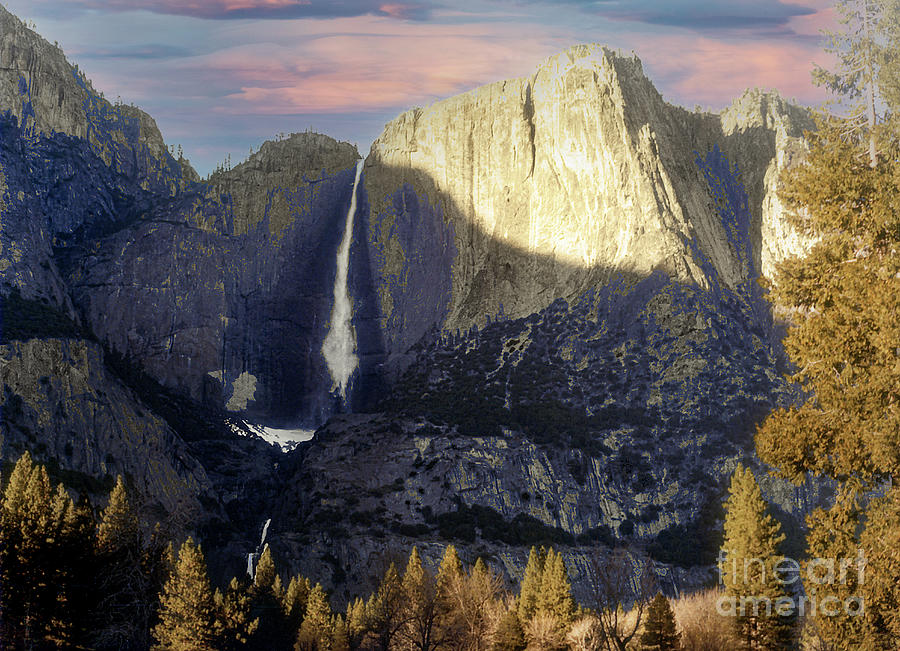 Yosemite Falls Digital Art by Anthony Ellis