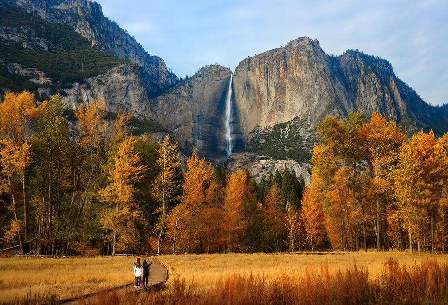 Yosemite Falls Autumn Photograph