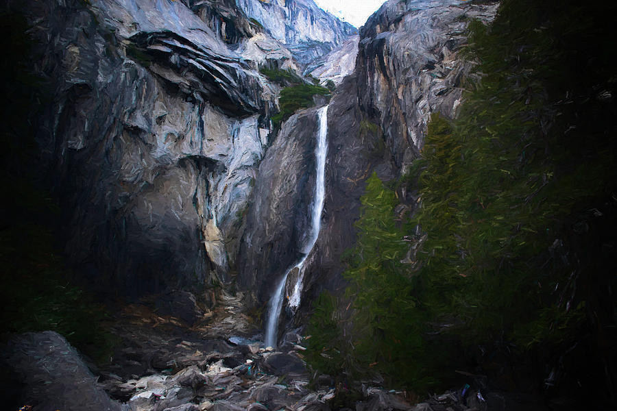 Yosemite Falls Impressions Photograph by Wayne King