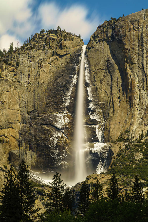 Yosemite Falls Long Exposure Photograph by Lindsay Thomson