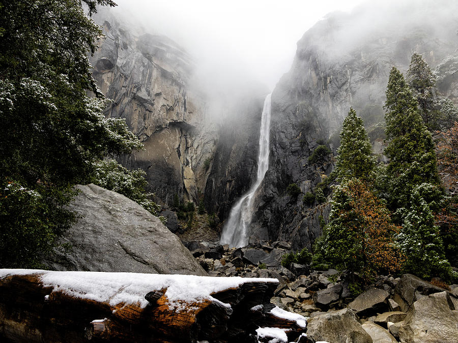 Yosemite Falls in Winter I Photograph by Cheryl Strahl