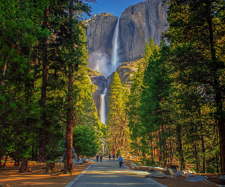 Yosemite Falls Photograph by Jim Dollar