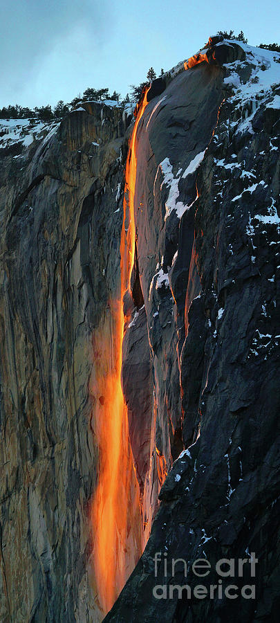Yosemite Firefalls - 2019 Photograph by Benedict Heekwan Yang
