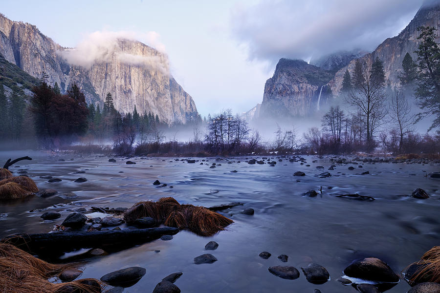 Yosemite Fog II Photograph by Jon Glaser